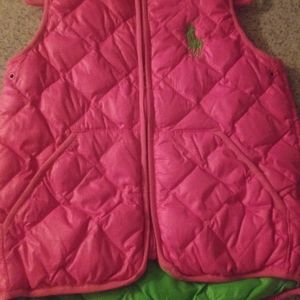 Ralph Lauren Pink Puffer Vest Sz. 4